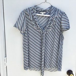 Banana Republic Top Silk EUC Size L